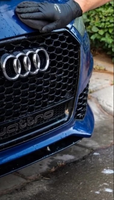 Lavado de autos a domicilio en Laguna del Sol: Audi RS recién lavado por Carwash LDS